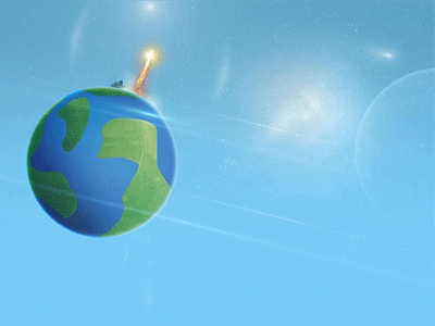 {Animated} Tumblr Header blog css html lingual planet rocket space theme tumblr video