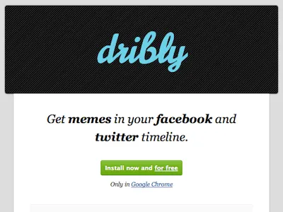 dribly app install landing ppi