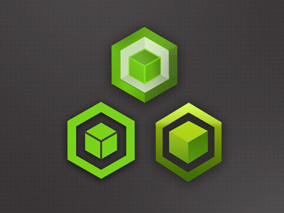 Square Rhythm Logo Ideas 2d 3d box boxes green icon square vector vector icon