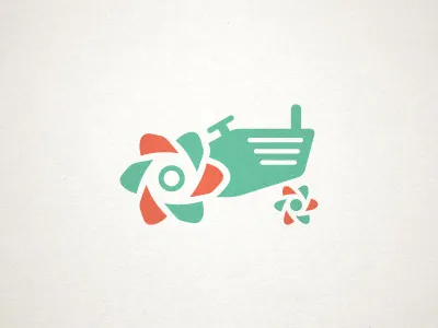 Pinwheel Tractor icon logo pinwheel steve bullock tractor