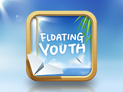 Floating Youth icon photoshop vector