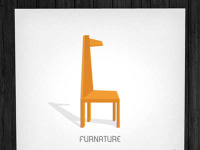 Furnature animal chear furniture nature wood woodcraft