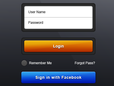 Login admin login form login ui
