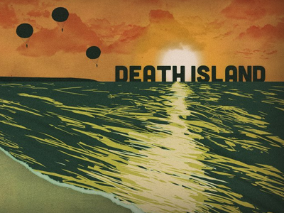 Death Island beach comic death island