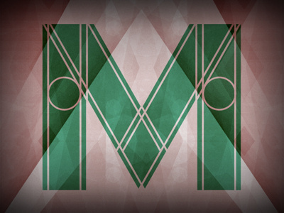 Mello Center art deco logo m performing arts