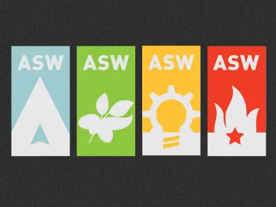 ASW Icon set austin blue green icons red yellow