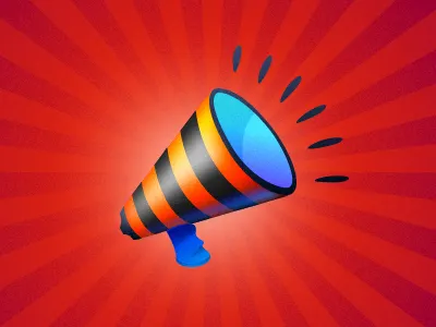 Hablador fireworks icon illustration