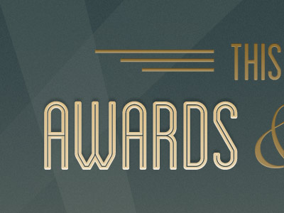 Art Deco art deco retro typography