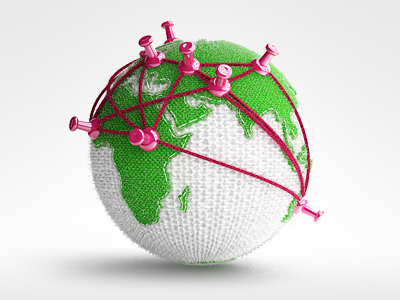 Gorko Global Community 3d globe teaser web