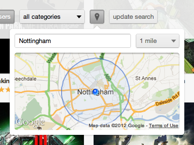 Map Update geolocation google maps map ui