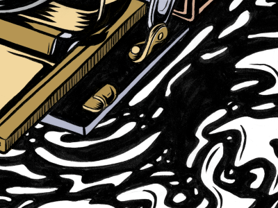 Undertaking editorial freelance illustration