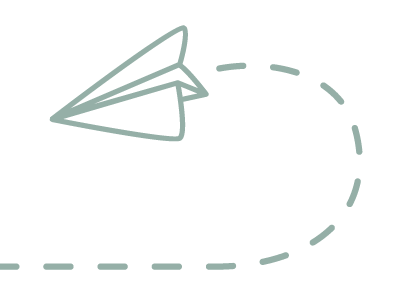 little big paper plane airplane illustration save the date