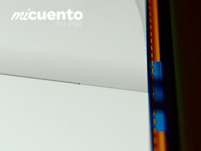 Paper texture for Retina Display book children design interface ipad iu kids paper retina story