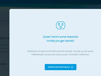 Happy Modal art energy freight happy line minimal modal outlet sans typography