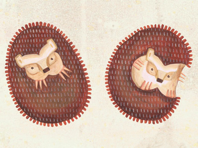 Animals In Motion 3 acrylic animals handmade illustration paint