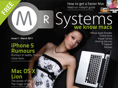 Magazine Cover apple free indesign macs mr systems osx print design