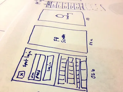 Something bigger, something brighter app ios iphone music player secret wireframe