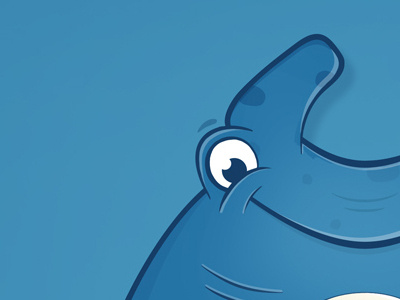 Manta Ray blue character cute design dtail studio event fun icon illustration interface logo manta ray mascot photoshop scat sea simple web web design website