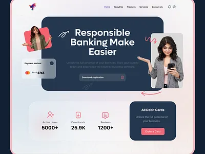 Banking - UI Concept animation graphic design ui