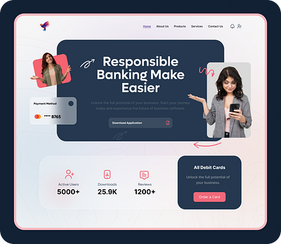 Banking - UI Concept animation graphic design ui