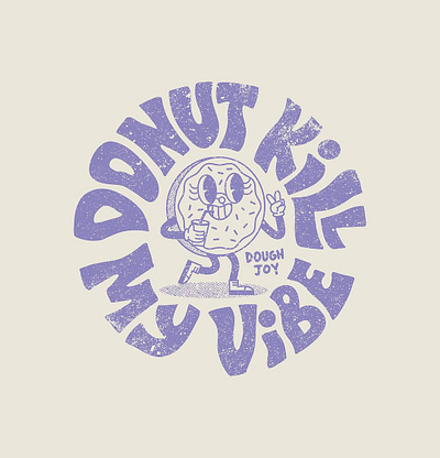 Dough Joy Donuts Merch Design brand design brand identity branding design donut branding donut merch design graphic design illustration logo logo design merch merch design seattle branding washington branding