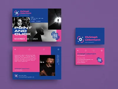 Bold Photography Brand Identity Set bold branding business card marketing photographer photography post card