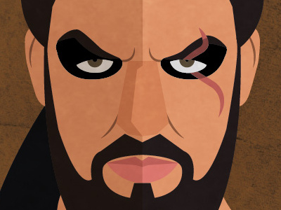 Khal Drogo game of thrones illustration khal drogo poster