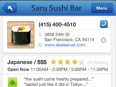 What's for Lunch? app ios ui ux