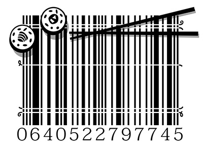 Smorgasboard barcode barcode designed doctored illustrated mat sushi