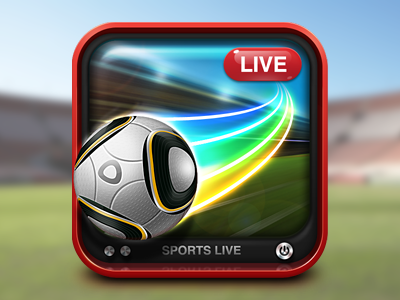 Sports Live football icon iphone photoshop sports