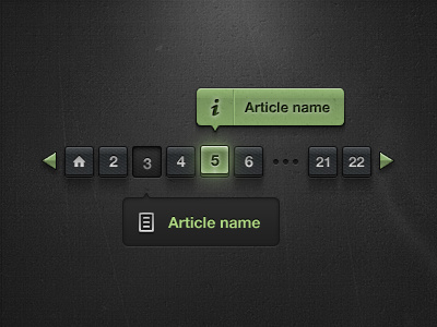 Dirty pagination concept concrete dark dirty entypo glow green grunge gui home pagination texture tooltip ui