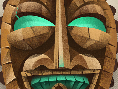 tiki illustration texture tiki tiki god tiki mask