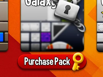 Purchase Pack buy game interface ios ipad iphone purchase
