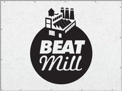 BeatMill beat branding label logo mill music production recording records
