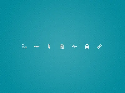 Medical Icons 16px dna ekg icons medical medication scalpel stethoscope test tube treatment plan