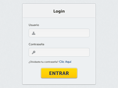 Login form input login ui ux