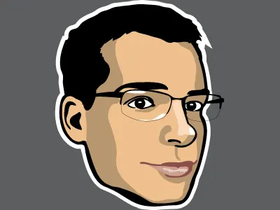 Self Portrait face illustration