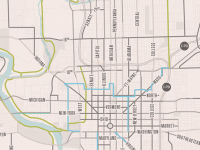 Map progress bike map indianapolis map