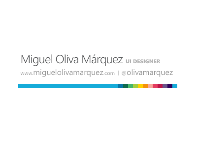 New Email Signature clean color colorful design email firma mail minimal photoshop rainbow segoe signature