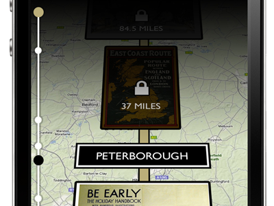 National Rail Museum - App Concept app national rail museum timeline ui vintage