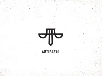 Antipasto brand development icon icon design logo logo design