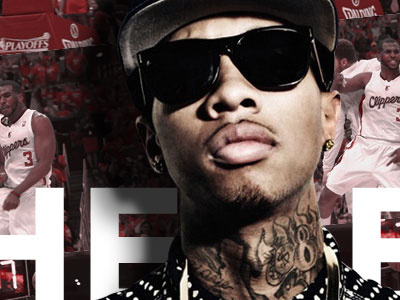 Tygas and Griffins basketball cp3 header necktatts newsletter tyga