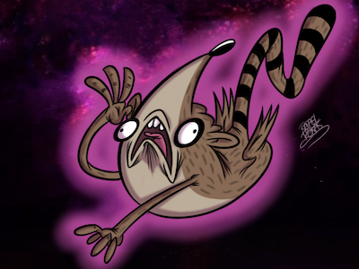 Rigby fan art regular show rigby