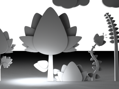 a fabula 3d forest tree