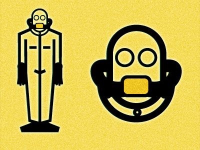 Radio man icon illustration