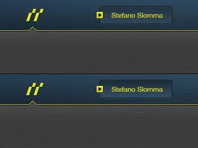 Top Bar Normal And Hover hover menu ui web design website