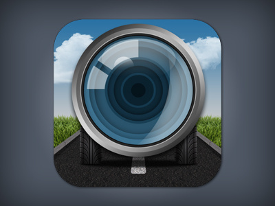 App icon for forthcoming iOS app CarCamApp app icon ios