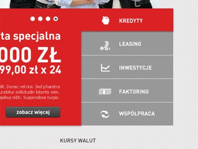 Finance web clean design web