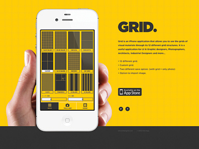 Grid app grid mobile ui ux website