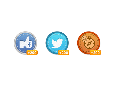 Badges badges photoshop points